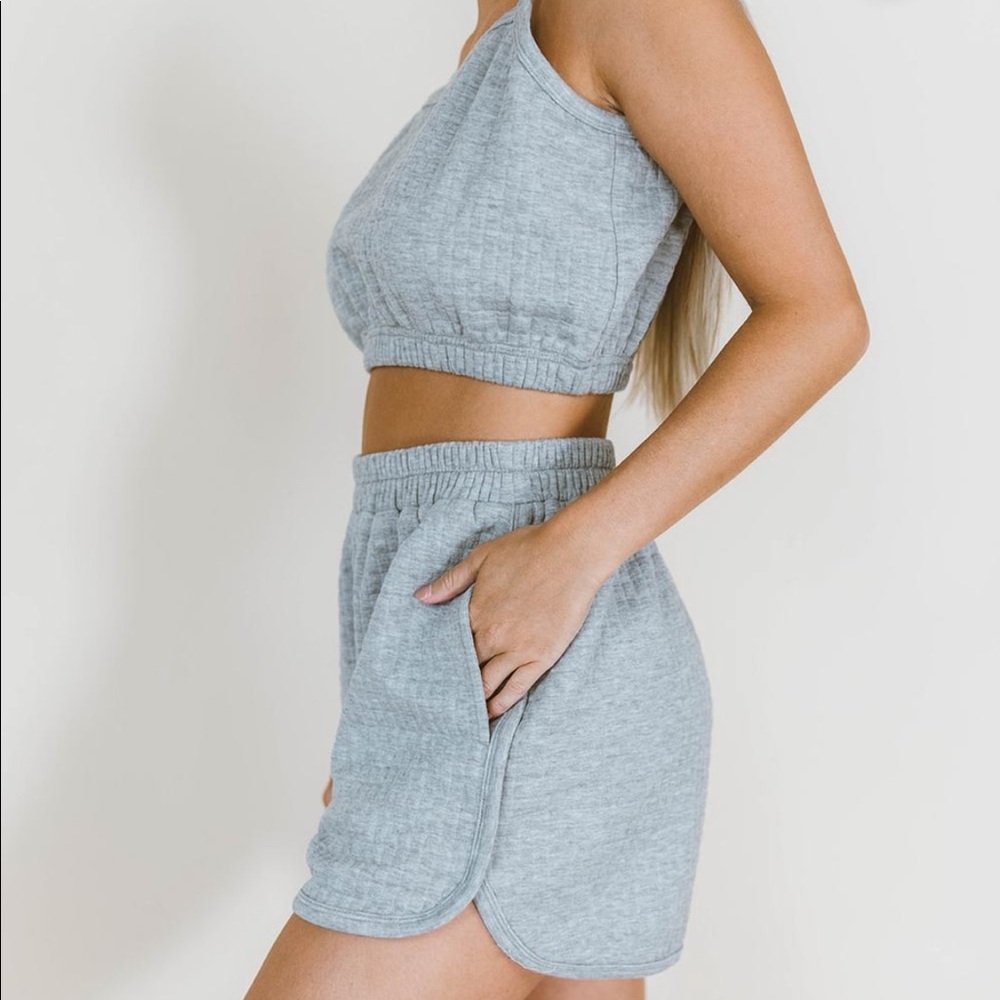 Kittenish Grayson Cozy Shorts Set